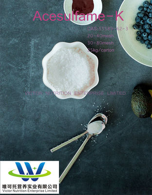 Aspartam Acesulfam Kalium Acesulfam-K Pulver CAS 55589-62-3 für Lebensmittelzusatzstoffe