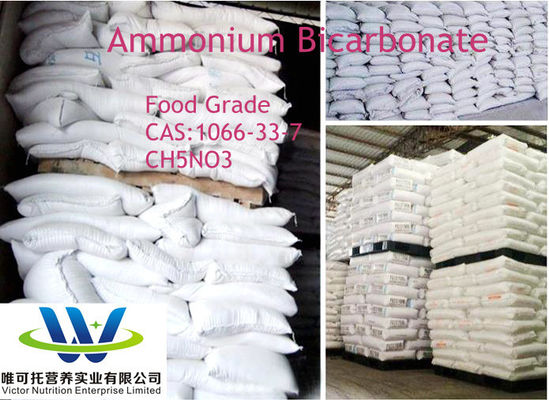 Ammoniumbikarbonat CH5no3 Lebensmittelzufuhrmittel Backmittel Schwellmittel CAS 1066-33-7