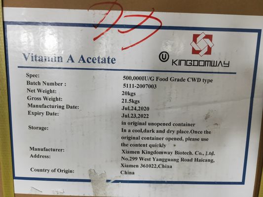 EINECS 200-673-2 Zmc Nhu Vitamin a 1 000 000iu/G Futtermittelqualität auf individuellen Wunsch