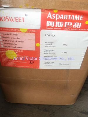 Süßstoff für Lebensmittelzwecke Aspartam CAS-Nr. 22839-47-0 FCC/USP/BP/EP Formel C14h18n2o5
