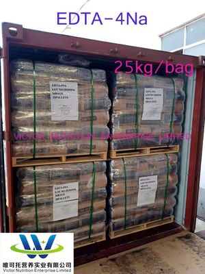 Weißes Pulver von Industriequalität EDTA-4na / EDTA-2na 99% CAS 64-02-8 Formel C10h12n2na4o8