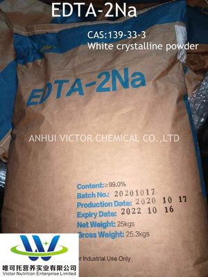 Weißes Pulver von Industriequalität EDTA-4na / EDTA-2na 99% CAS 64-02-8 Formel C10h12n2na4o8