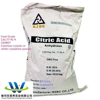 Wirksamkeit Ctric Acid Wasserlose Formel C6h8o7 CAS 77-92-9 mit normaler Lagermethode