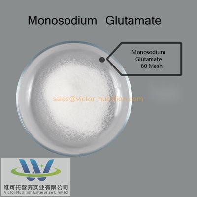 Monosatriumglutamat 97% Msg als Geschmacksverstärker in Lebensmittelzusatzstoffen mit der Formel C5h8nnao4