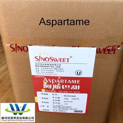 Aspartampulver CAS 22839-47-0 Formel C14h18n2o5 FCC/USP/BP/EP für Lebensmittelzusatzstoffe