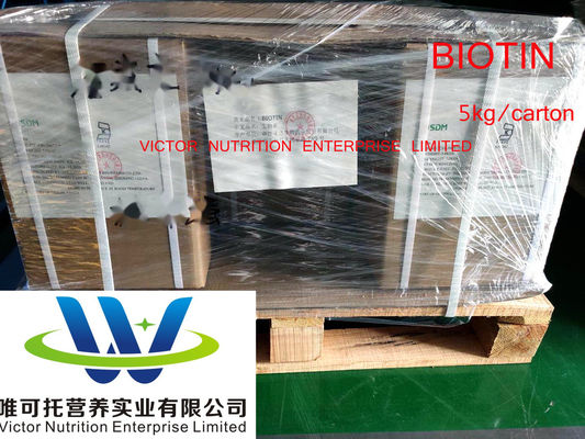 Longyu liefert reines Biotin Vitamin H Formel C10h16n2o3s Wettbewerbsfähiges Biotin 58-85-5