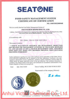 HALAL Natriumhyaluronat aus mikrobieller Fermentation bei pH 6,6 CAS 9067-32-7