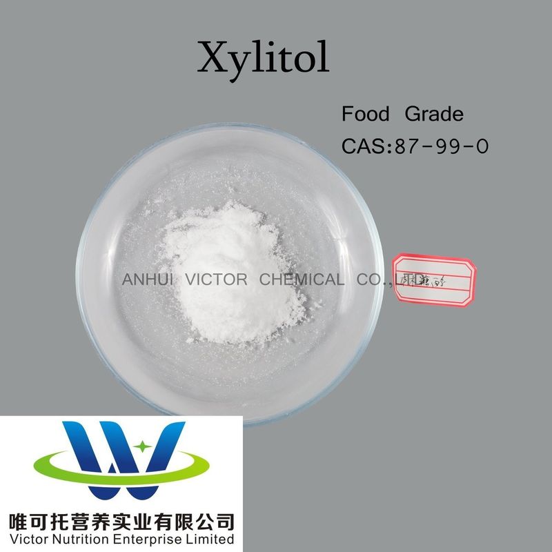 Lebensmittelzusatzstoffe Süßstoff 80-100 Mesh EINECS 201-788-0 CAS 87-99-0 Lebensmittelqualität Xylitol