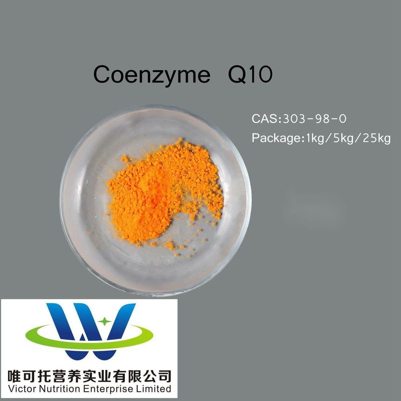 Coenzym Q10/Coq10/Ubiquinon 10 99% CAS 303-98-0 Nährstoffzusammensetzung und Anpassung