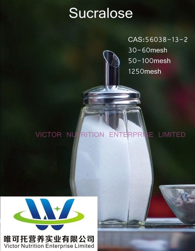 Sucralosepulver für natürliche Lebensmittelzusatzstoffe EINECS 259-952-2 Formel C12h19cl3o8